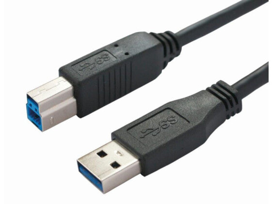 Bachmann 917.1203 USB кабель 3 m USB 3.2 Gen 1 (3.1 Gen 1) USB A USB B Черный