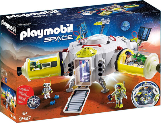 Набор с элементами конструктора Playmobil Space 9487 Космическая cтанция Марс