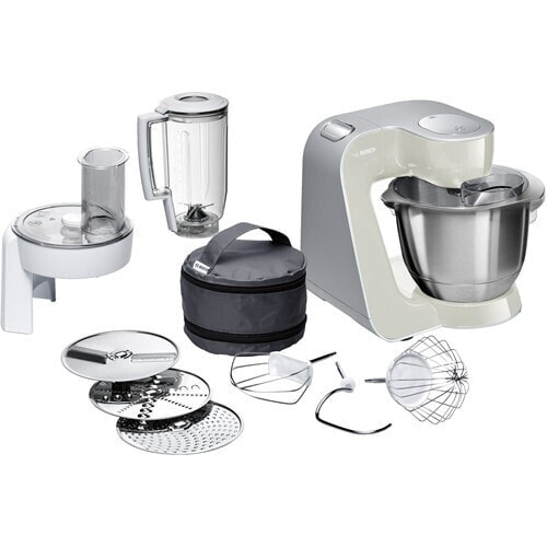 Bosch MUM58L20 кухонная комбайн 3,9 L Серый, Нержавеющая сталь, Белый 1000 W
