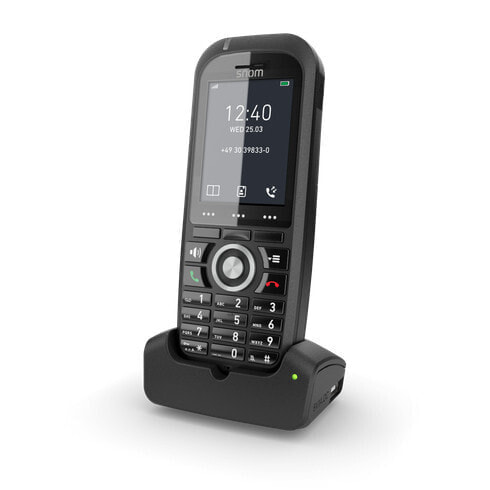 Snom M70 DECT телефонная трубка Идентификация абонента (Caller ID) Черный 00004423