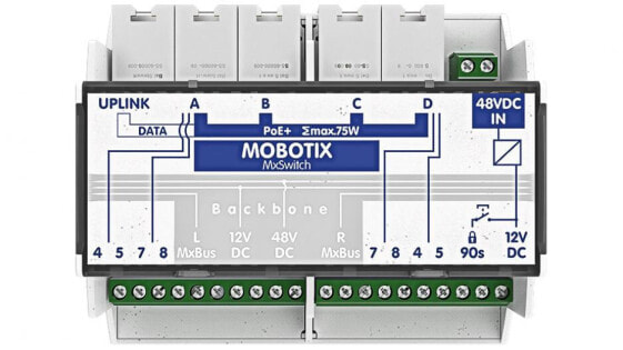 Mobotix MxSwitch Серый Питание по Ethernet (PoE) MX-SWITCH1