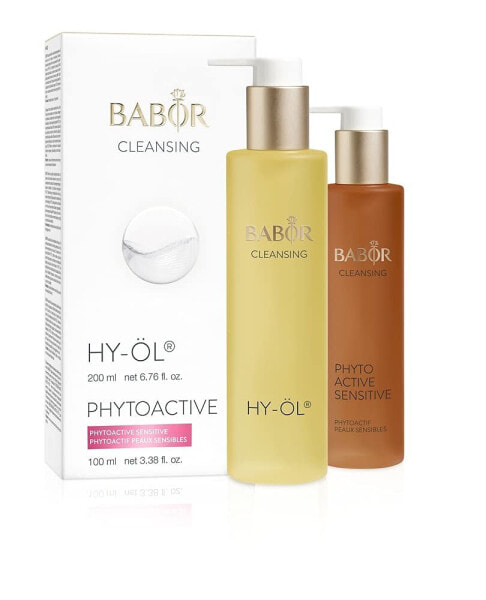BABOR Cleansing Hy Oil Набор для 2-фазного очищения: Гидрофильное масло 200 мл + Фитоактив для чувствительной кожи 100 мл