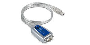 Кабельный разъем/переходник Серебристый  Moxa UPort 1150 USB DB-9M UPORT 1150