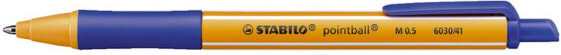STABILO 6030/41 шариковая ручка Синий 1 шт