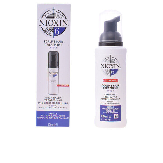 Nioxin System 6 Scalp & Hair Treatment  Восстанавливающее средство для химически обработанных и истонченных волос и кожи головы 100 мл