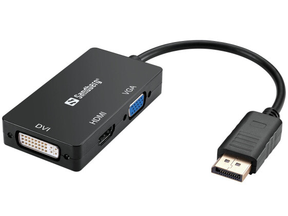 Sandberg Adapter DP>HDMI+DVI+VGA 509-11