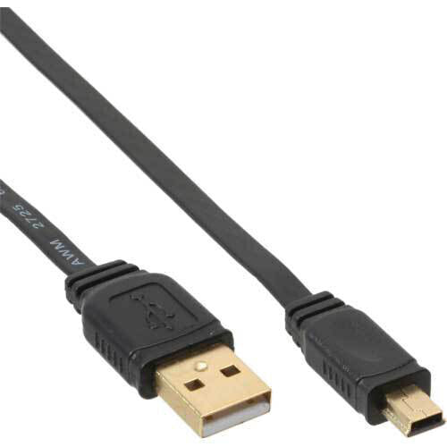InLine 31850F USB кабель 5 m 2.0 USB A Mini-USB B Черный