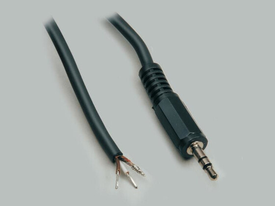 BKL Electronic 1101052 аудио кабель 1,8 m 3,5 мм Черный
