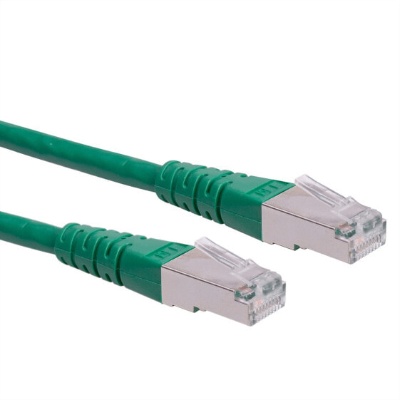 ROLINE 21.15.1373 сетевой кабель 7 m Cat6 S/FTP (S-STP) Зеленый