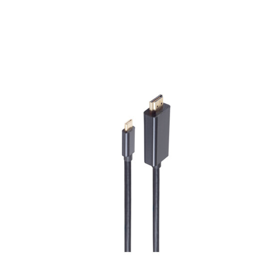 shiverpeaks BS10-57185 видео кабель адаптер 1,8 m HDMI Тип A (Стандарт) USB Type-C Черный
