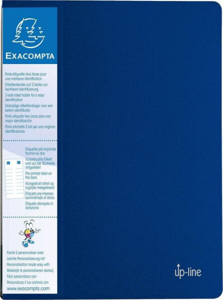 Exacompta Offer album UP LINE, 20 shirts, blue