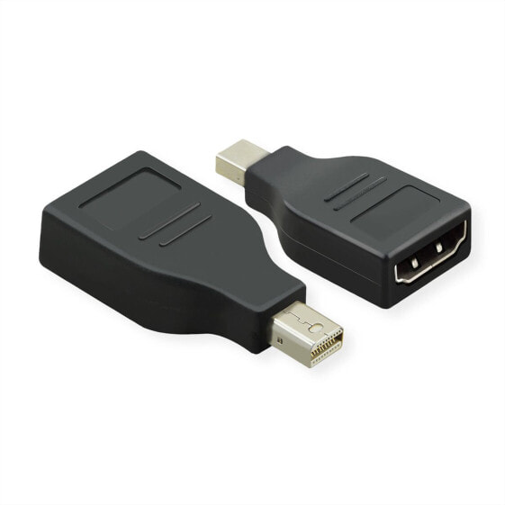 Value 12.99.3159 кабельный разъем/переходник Mini DisplayPort HDMI Черный