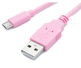 shiverpeaks BS33090-P USB кабель 1,8 m 2.0 USB A Micro-USB B Розовый