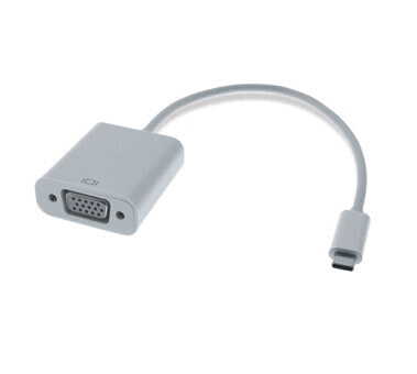 M-Cab 2200023 видео кабель адаптер 0,2 m VGA (D-Sub) USB Type-C Белый