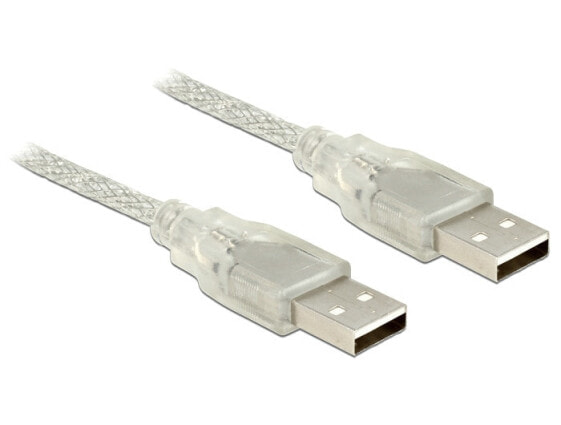 DeLOCK 83888 USB кабель 1,5 m 2.0 USB A Прозрачный