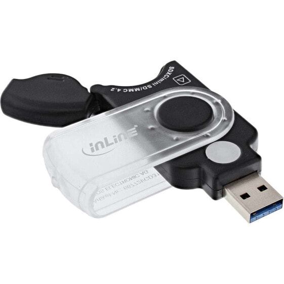 InLine 66772I кардридер Черный USB 3.2 Gen 1 (3.1 Gen 1)