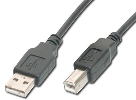 ASSMANN Electronic 5m USB 2.0 USB кабель USB A USB B Черный AK-300105-050-S