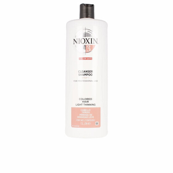 Nioxin System 3 Cleanser Shampoo Восстанавливающий шампунь для окрашенных волос с прогрессирующим истощением 1000 мл