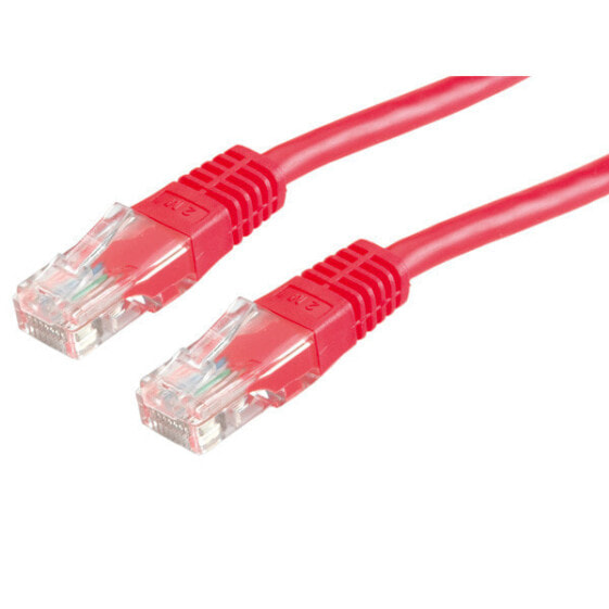 Value Cat6 UTP 1.5m сетевой кабель 1,5 m U/UTP (UTP) Красный 21.99.0951