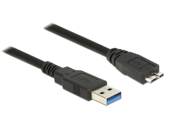 DeLOCK 85074 USB кабель 2 m 3.2 Gen 1 (3.1 Gen 1) USB A Micro-USB B Черный