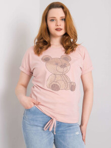 Женские футболки Женская футболка с принтом медведь Factory Price