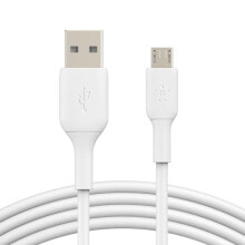 Кабели и провода для строительства belkin BOOST↑CHARGE USB кабель 1 m USB A Micro-USB B Белый CAB005BT1MWH