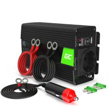 Автомобильные инверторы green Cell INV01DE адаптер питания / инвертор Авто 300 W Черный