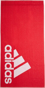 Аксессуары для плавания Полотенце Adidas красный цвет, 70x140 см, 100% хлопок
