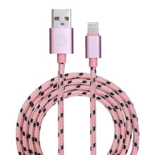 Компьютерные разъемы и переходники garbot C-05-10190 дата-кабель мобильных телефонов Розовый 1 m USB A Lightning