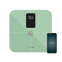 Напольные весы Cecotec Surface Precision 10400 Smart Healthy Vision Умные электронные весы Прямоугольные Зеленые