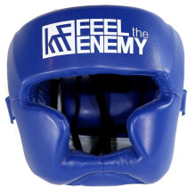 Шлемы для ММА шлем защитный KRF Feel The Enemy