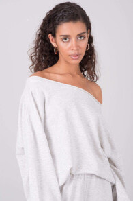 Женские свитеры женский свитер с отрытым плечом серый Factory Price