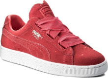 Кроссовки Puma Suede Heart Jr. junior shoes red 37.5 (365135-01)
