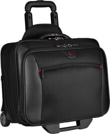 Мужские тканевые чемоданы Wenger/SwissGear Potomac Мужской чемодан черный 43,2 cm (17") Сумка-тележка Черный 600661