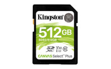 Карты памяти Kingston Technology Canvas Select Plus карта памяти 512 GB SDXC Класс 10 UHS-I SDS2/512GB