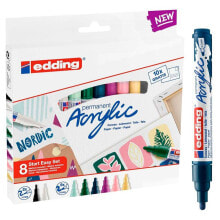 Фломастеры для рисования EDDING Pack 8 Edding Acrylic Colors Markers