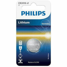 Батарейки и аккумуляторы для аудио- и видеотехники Батарейки Philips CR2016/01B