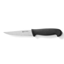 Кухонные ножи Professional universal knife serrated black HACCP 100 mm - Hendi 842102