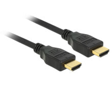 Компьютерные разъемы и переходники DeLOCK 84714 HDMI кабель 2 m HDMI Тип A (Стандарт) Черный