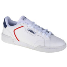 Мужские кроссовки мужские кроссовки повседневные белые кожаные низкие демисезонные Adidas Roguera M EH2264 shoes