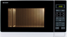 Микроволновые печи sharp Home Appliances R-342(IN)W Столешница 25 L 900 W Серебристый R-342INW