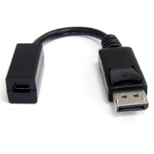 Компьютерные разъемы и переходники StarTech.com DP2MDPMF6IN DisplayPort кабель 0,15 m Mini DisplayPort Черный