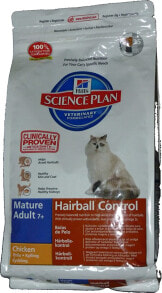 Сухой Сухой корм для кошек HILL'S, для взрослых, для облегчения отхождения комков шерсти, 1.5 кг