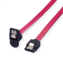 Кабели и провода для строительства ROLINE 11.03.1564 кабель SATA 0,5 m SATA 7-pin Черный, Красный