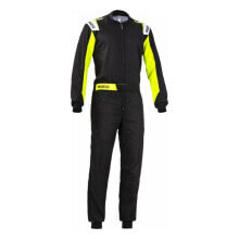 Экипировка для автогонок и картинга sparco Rookie Karting Suit Yellow Black (Size XXL)