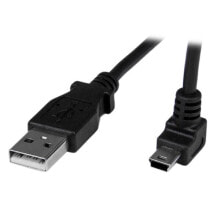 Компьютерные разъемы и переходники StarTech.com 1m, Mini USB-A - Mini-B USB кабель 2.0 USB A Mini-USB B Черный USBAMB1MU