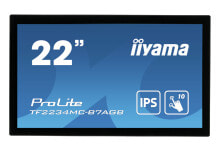 Проекционные экраны iiyama ProLite TF2234MC-B7AGB сенсорный дисплей 54,6 cm (21.5") 1920 x 1080 пикселей Мультисенсорный Многопользовательский Черный