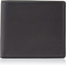 Мужские кошельки и портмоне HUGO Mens Subway RL_4cc Coin Travel Accessory Bi-Fold Wallet Black1 ONESI