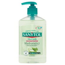 Жидкое мыло Sanytol Hydrating Hand Soap Увлажняющее атибактериальное жидкое мыло для рук с алоэ вера и зеленым чаем 250 мл
