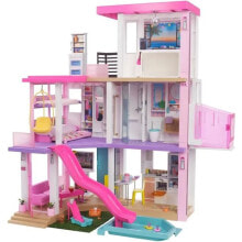 Кукольные домики для девочек кукольный домик Barbie 3 этажа, световые и звуковые эффекты, более 75 аксессуаров